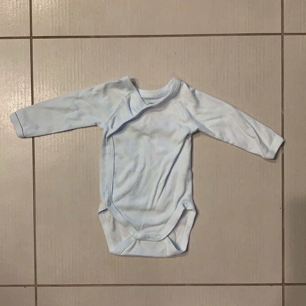 Petit Bateau Long-Sleeved Onesie